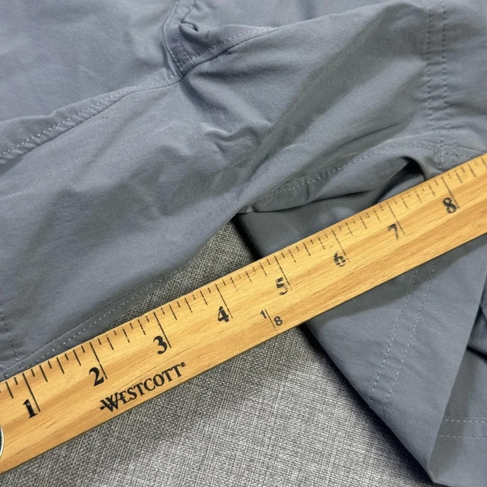Columbia PFG Fishing Skimmer Shorts Womens 2 Gray Waist Flat Front 5